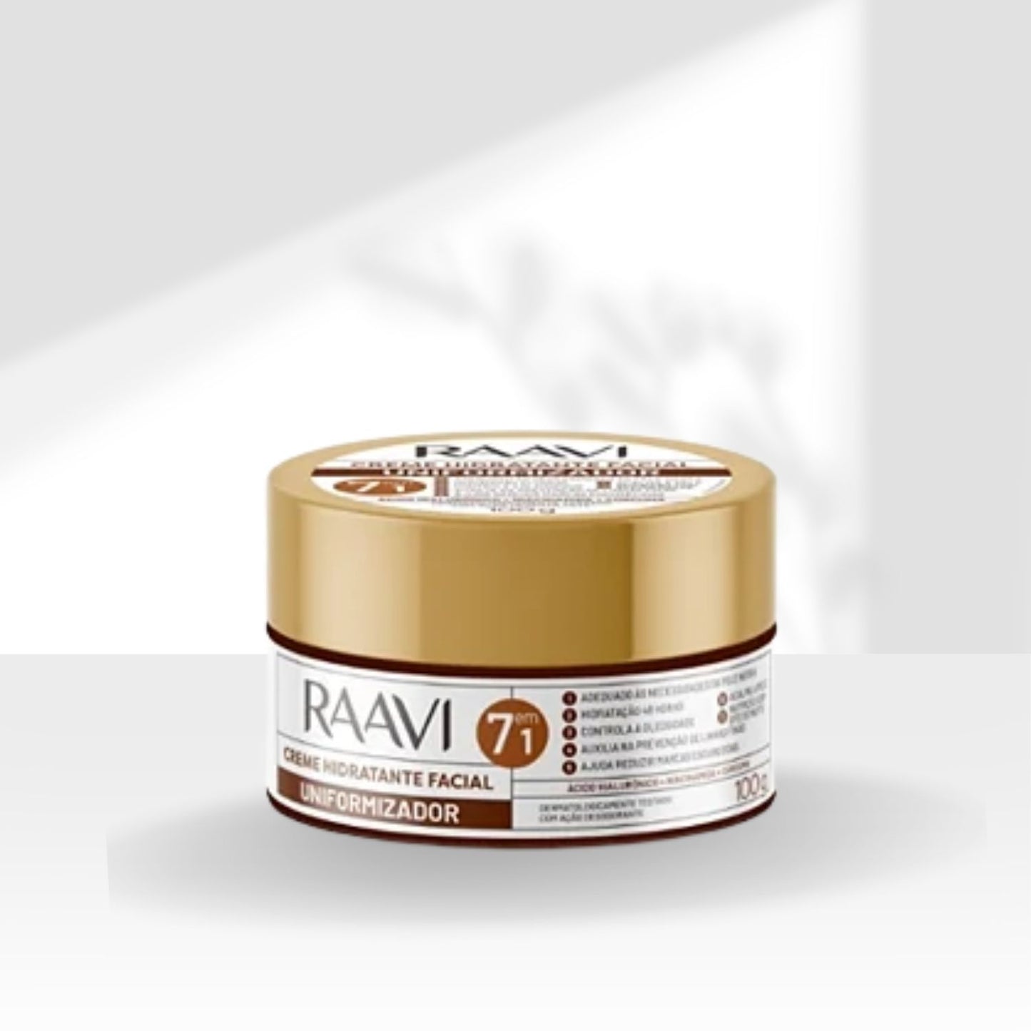 Creme Facial Raavi Uniformizador Uniformização da Pele 100 g