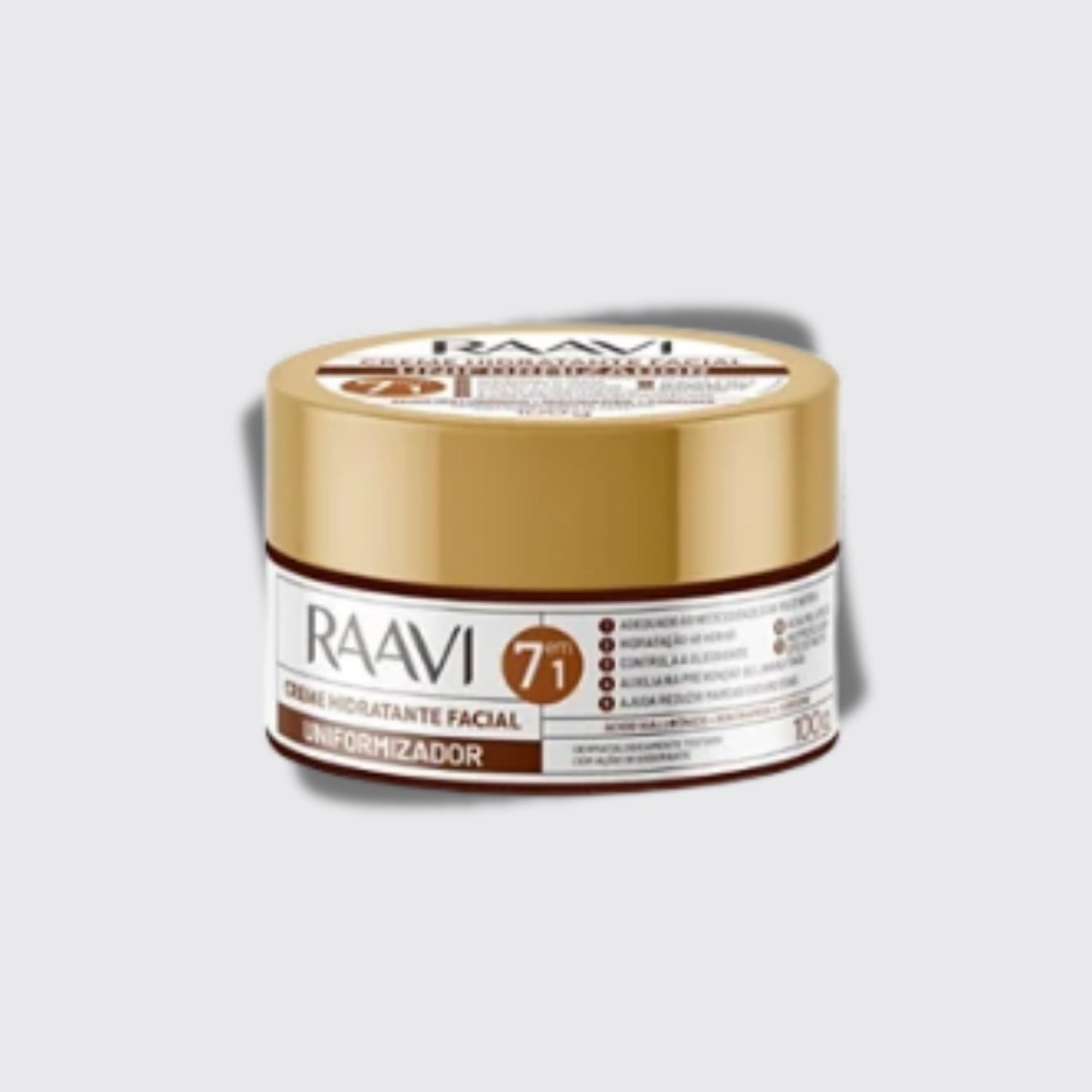 Creme Facial Raavi Uniformizador Uniformização da Pele 100 g