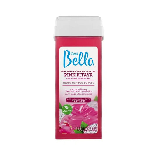 Cera Depilatória Roll On Depil Bella Pink Pitaya 100 g