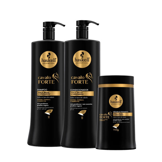 Kit Haskell Cavalo Forte Duo e Máscara 900 g