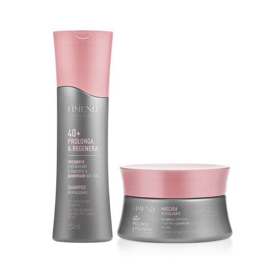Kit Amend Expertise 40 + Prolonga e Regenera Shampoo Máscara