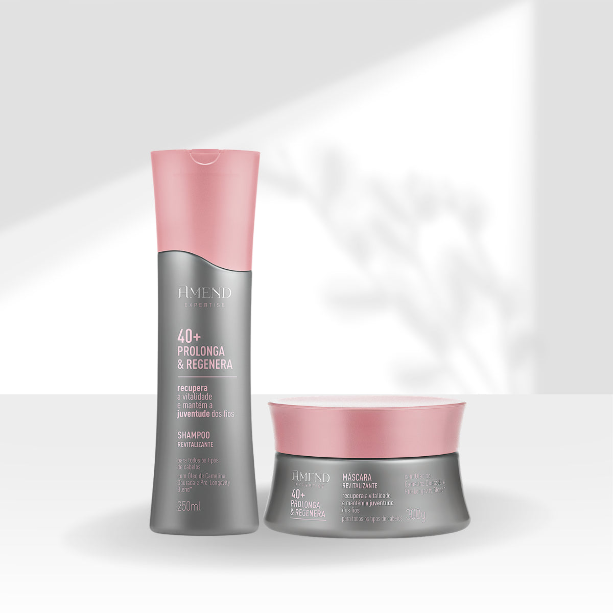 Kit Amend Expertise 40 + Prolonga e Regenera Shampoo Máscara