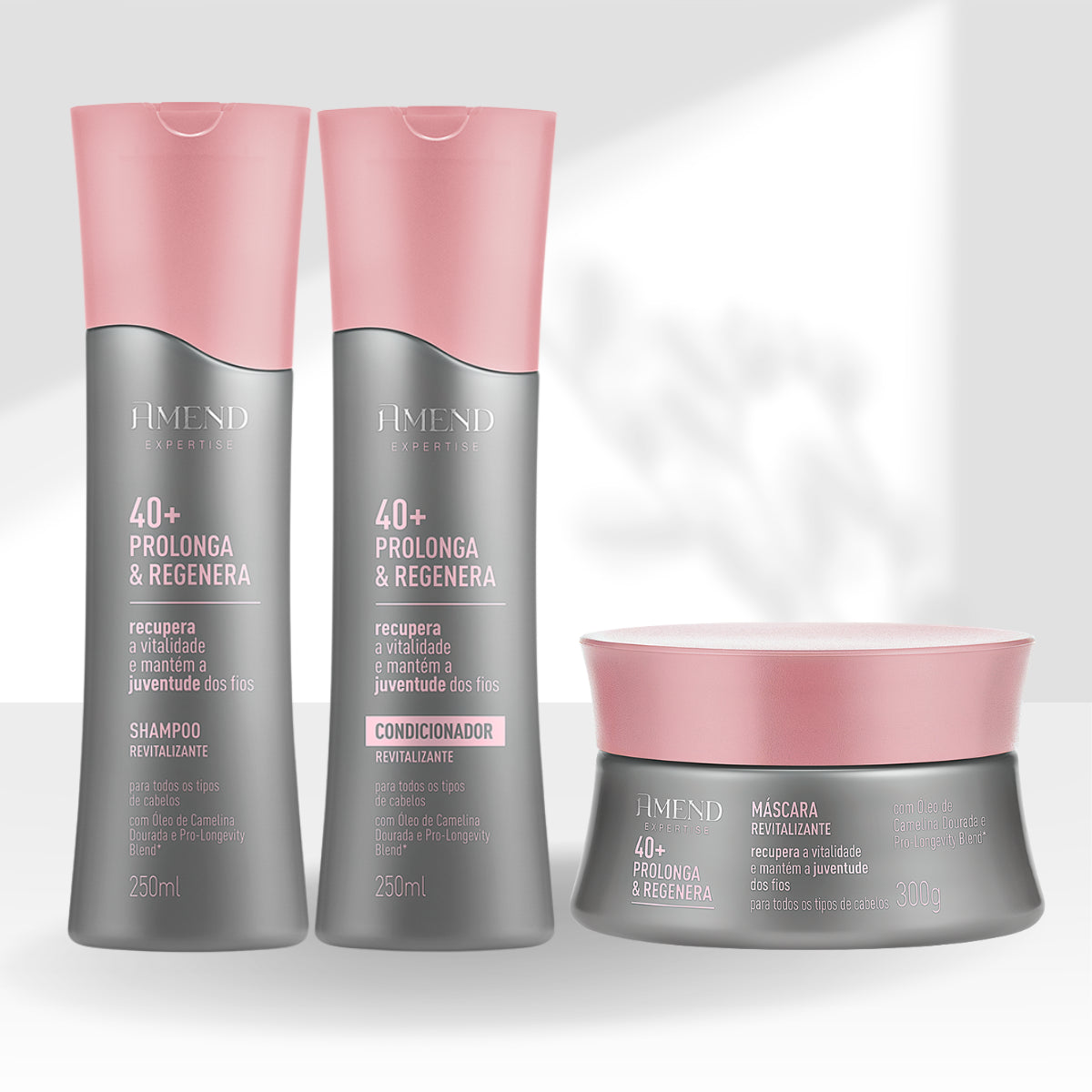 Kit Amend Expertise 40 + Shampoo Condicionador Máscara