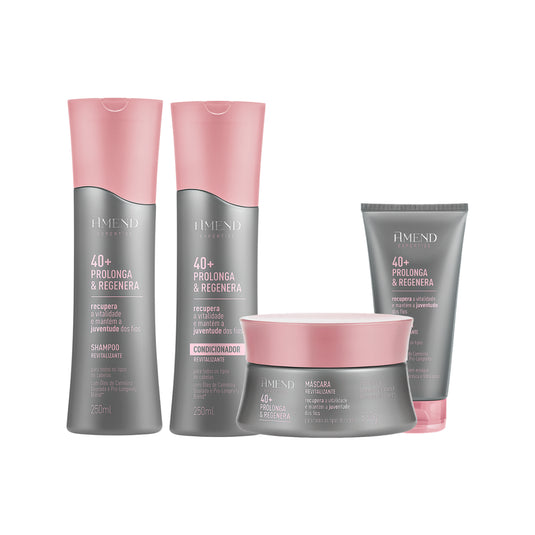 Kit Amend Expertise 40 + Shampoo Cond Máscara Leave in