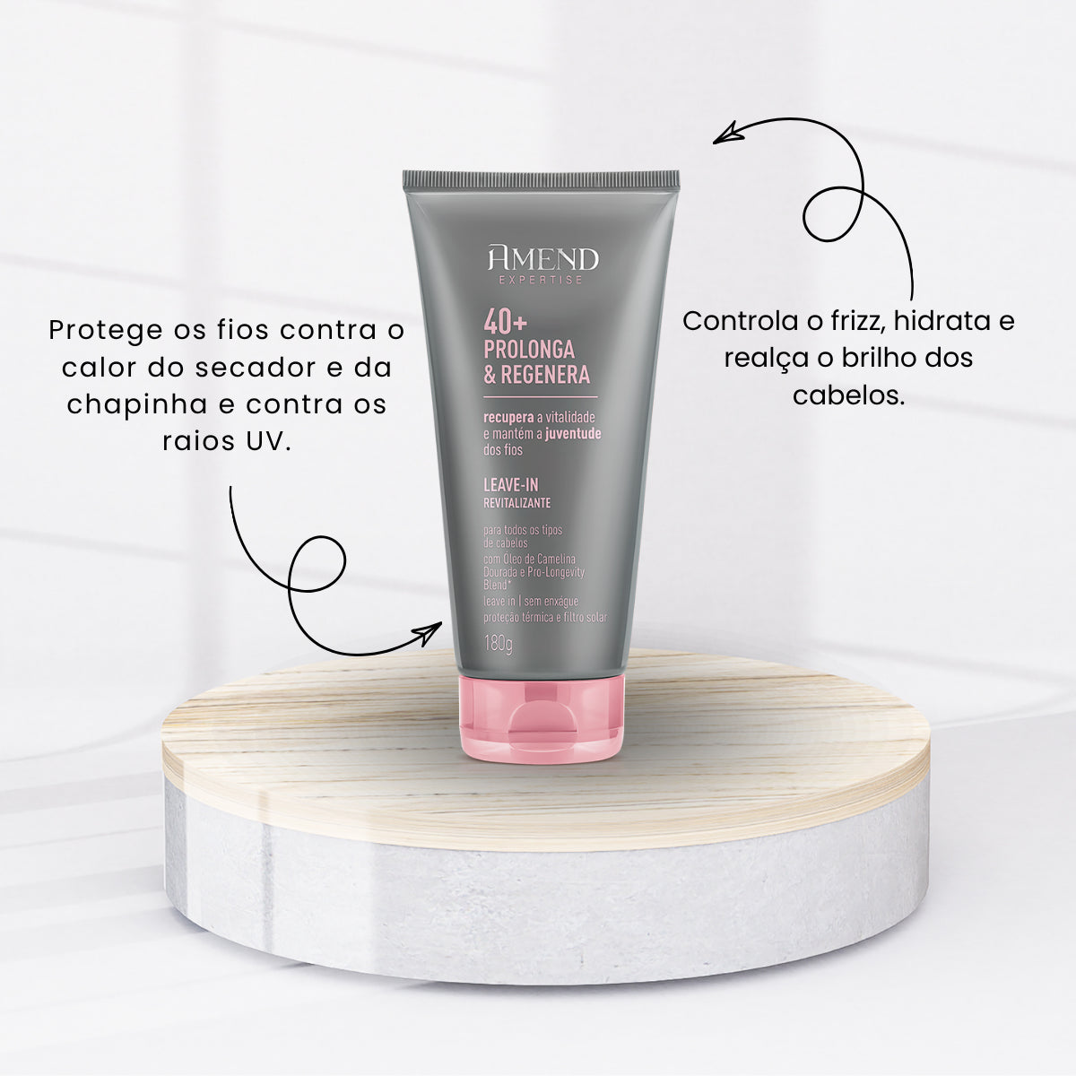 Kit Amend Expertise 40 + Shampoo Cond Máscara Leave in