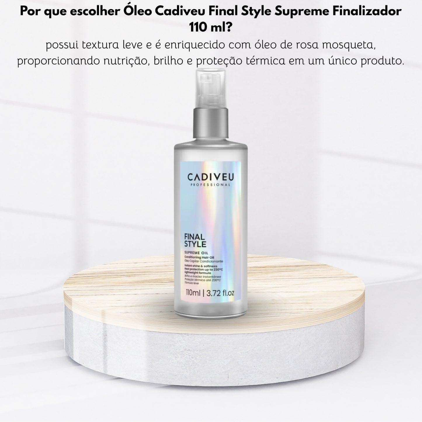 Óleo Cadiveu Final Style Supreme Finalizador 110 ml