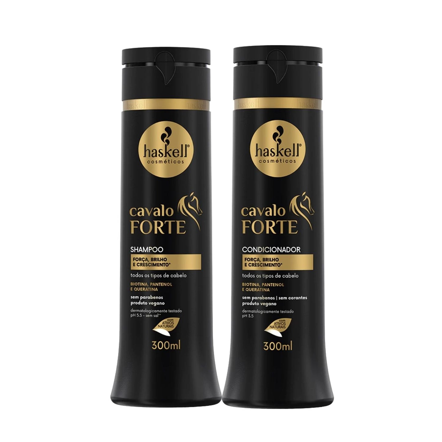 Kit Haskell Cavalo Forte Shampoo e Condicionador 300ml