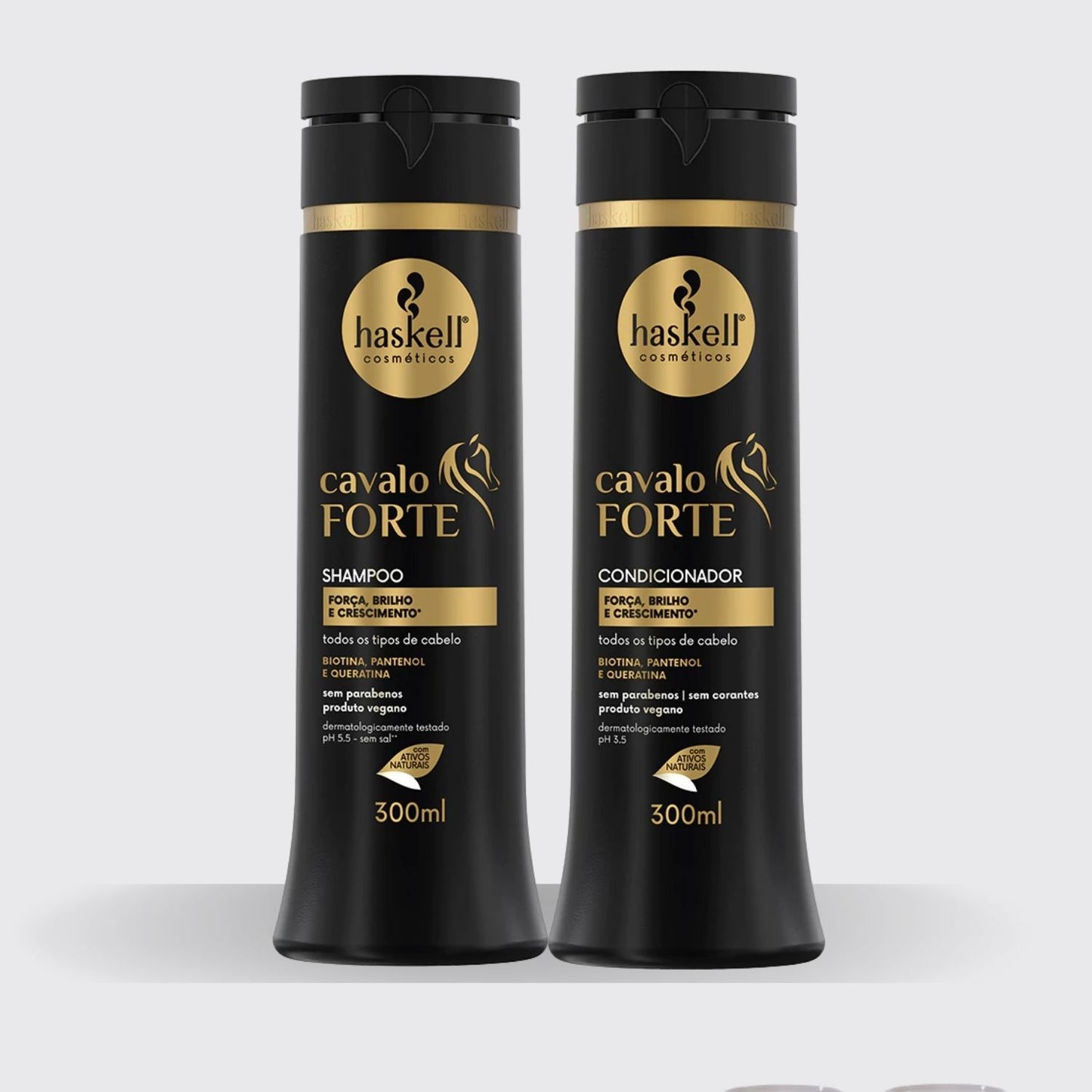 Kit Haskell Cavalo Forte Shampoo e Condicionador 300ml