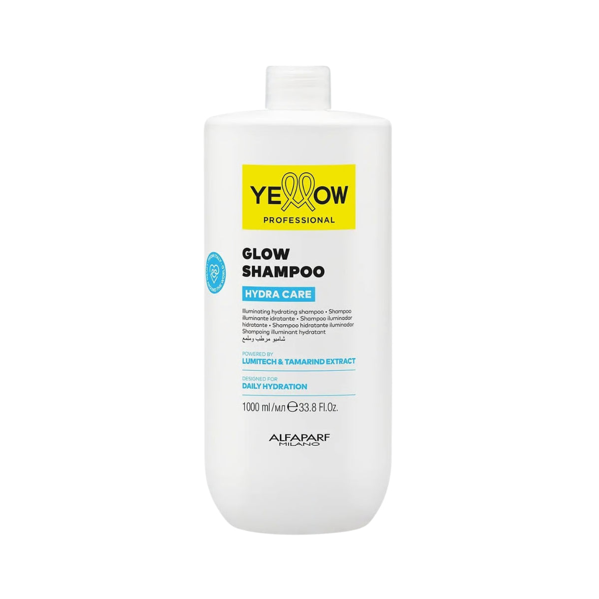 Shampoo Yellow Hydra Care Glow Hidratante Capilar 1 L