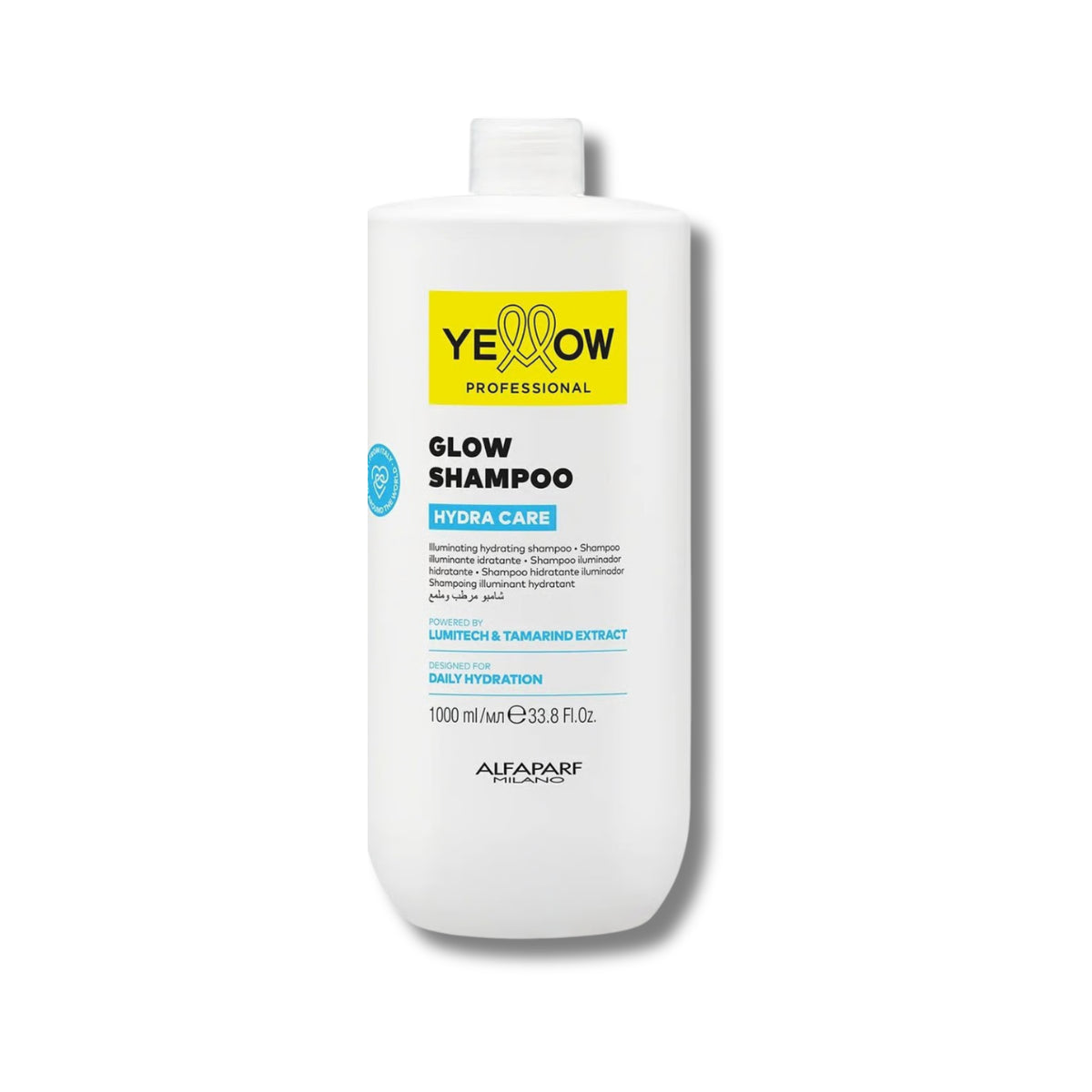 Shampoo Yellow Hydra Care Glow Hidratante Capilar 1 L