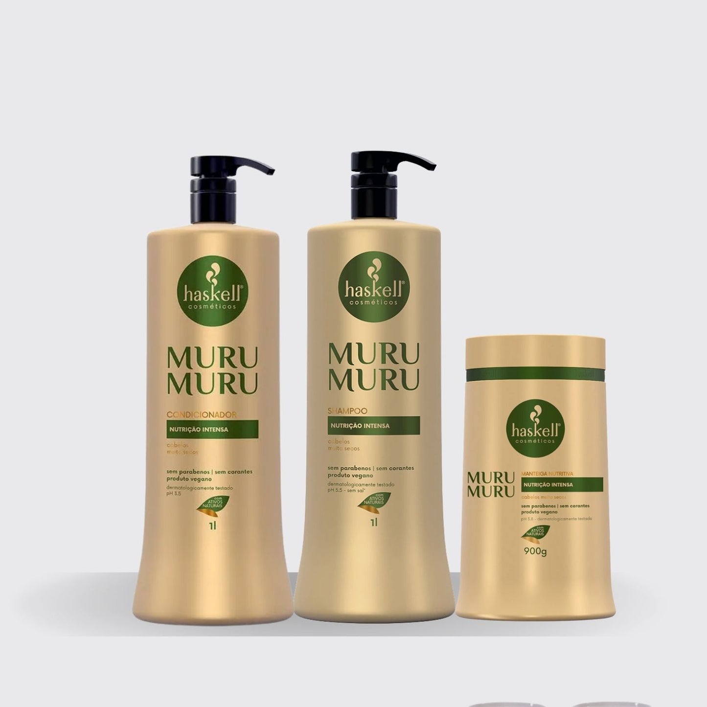 Kit Haskell Muru Muru Duo e Máscara 900ml
