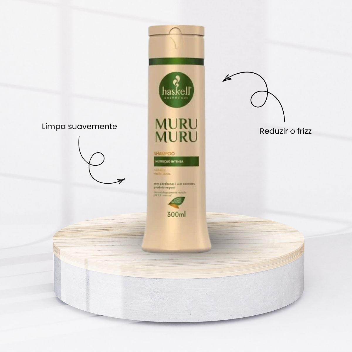 Kit Haskell Muru Muru Shampoo e Condicionador 300ml