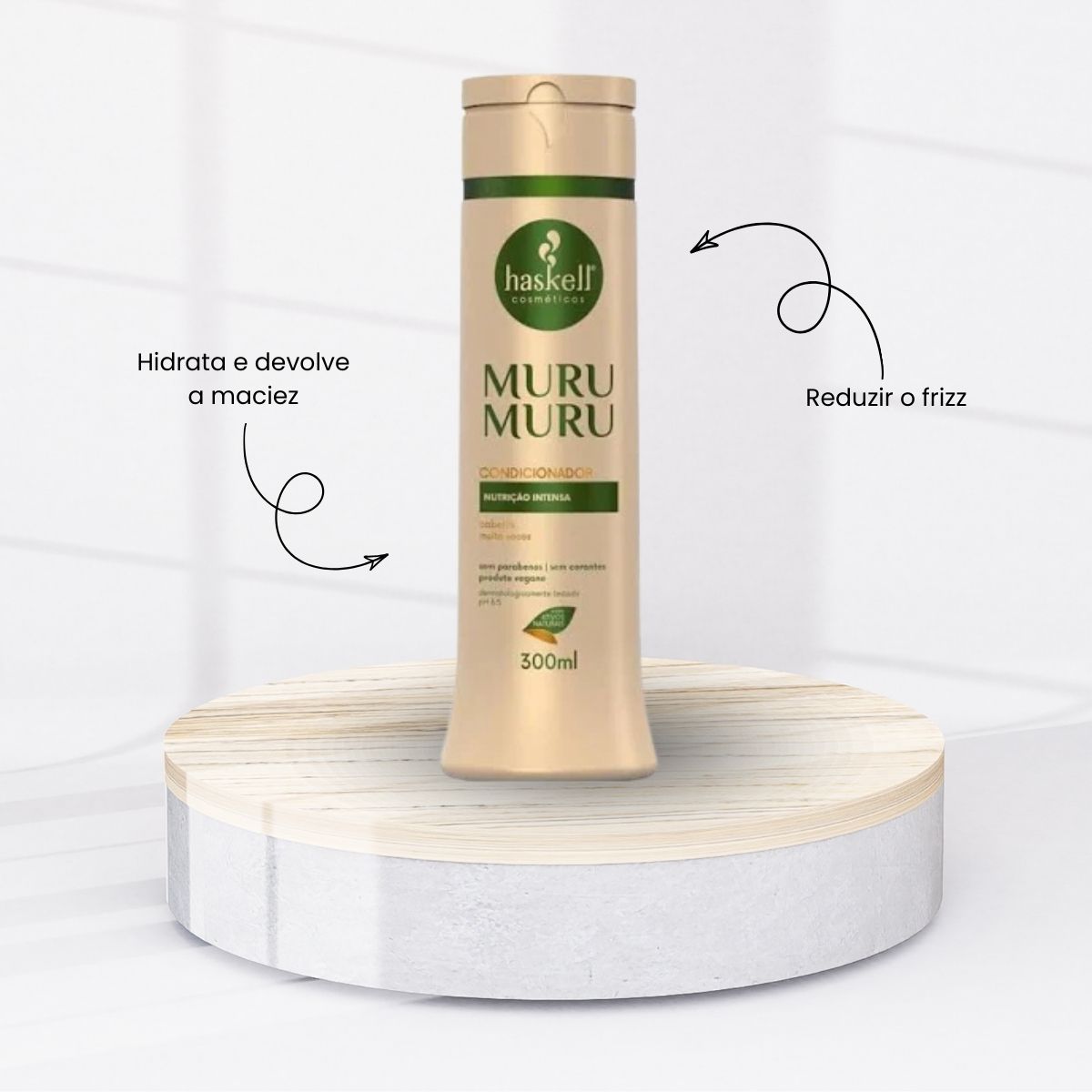 Kit Haskell Muru Muru Shampoo e Condicionador 300ml