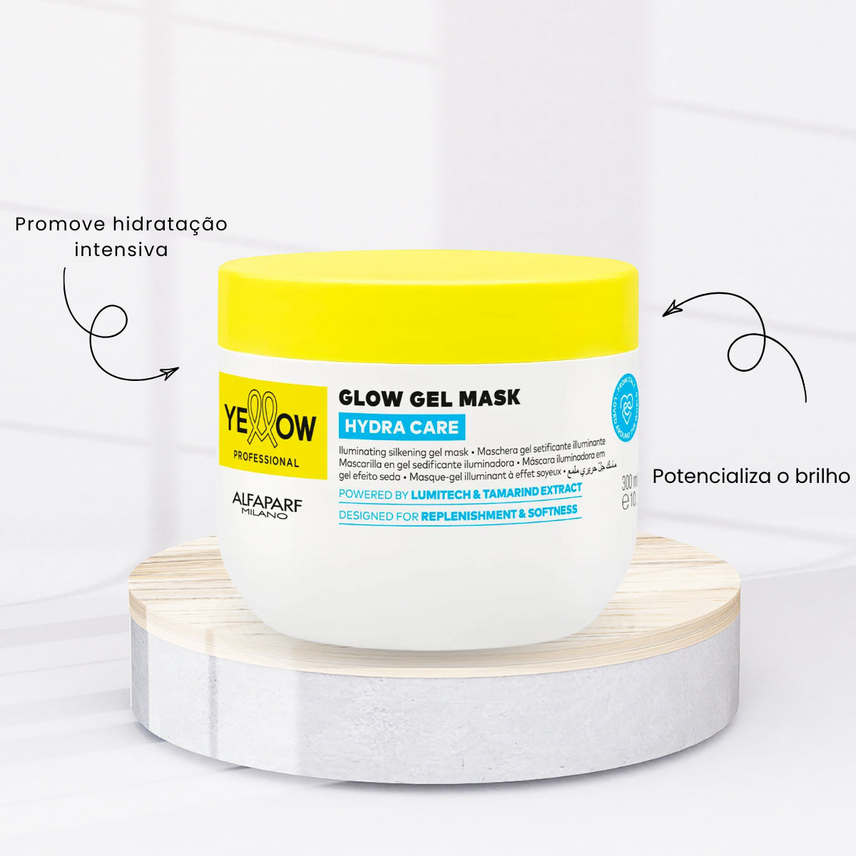 Máscara Yellow Hydra Care Glow Gel Mask 300 ml