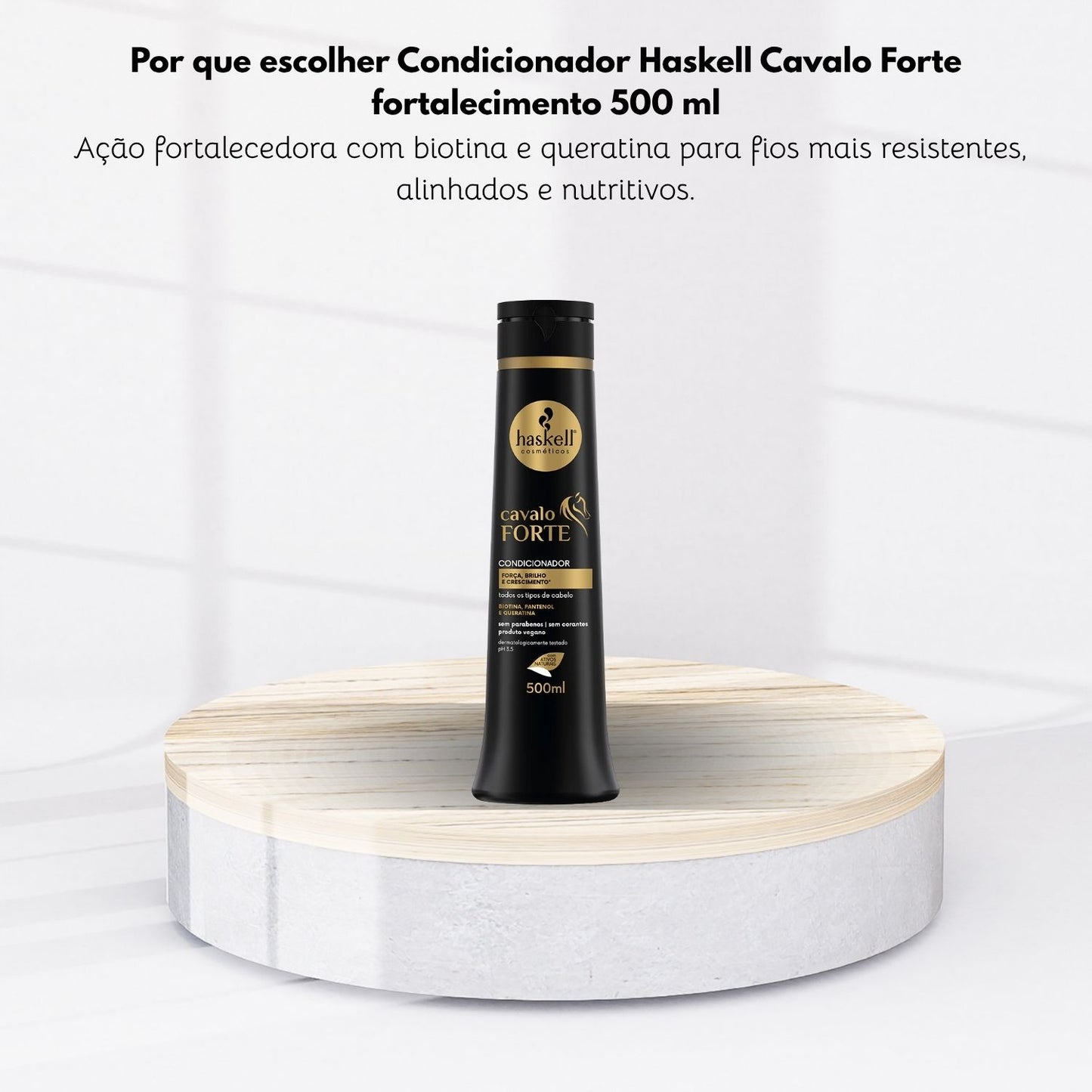 Condicionador Haskell Cavalo Forte fortalecimento 500 ml