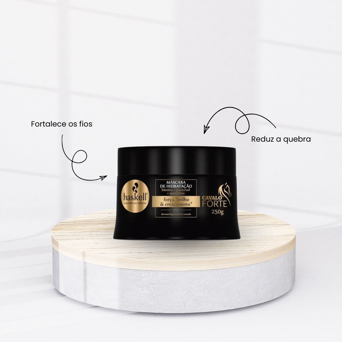 Cronograma Haskell Cabelo Forte Máscaras 300g