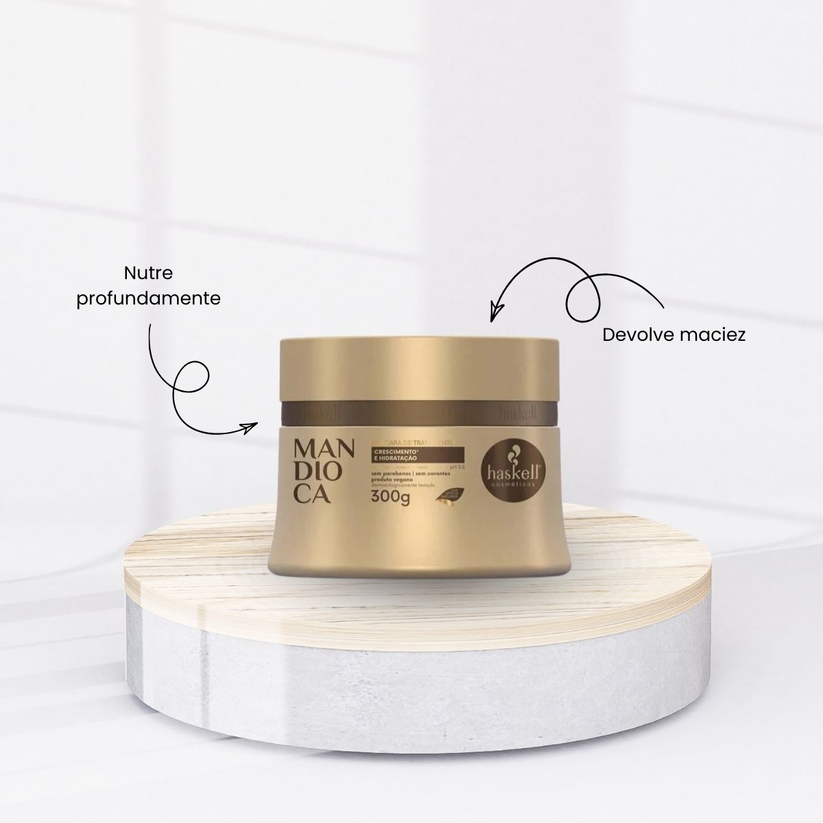 Cronograma Haskell Cabelo Forte Máscaras 300g