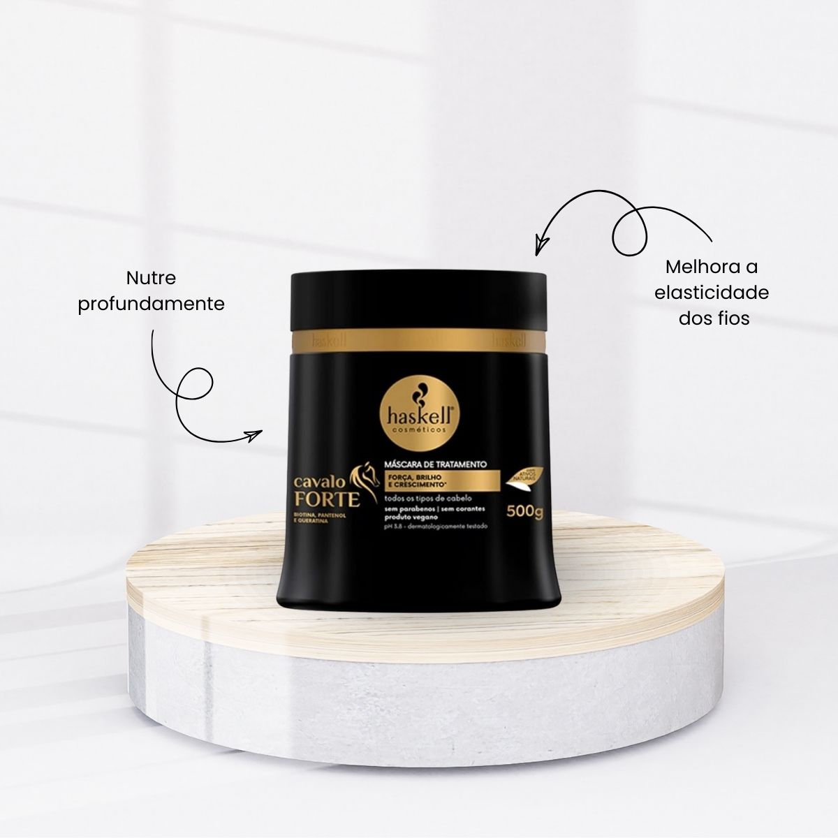 Cronograma Haskell Cabelo Forte Máscaras 500g