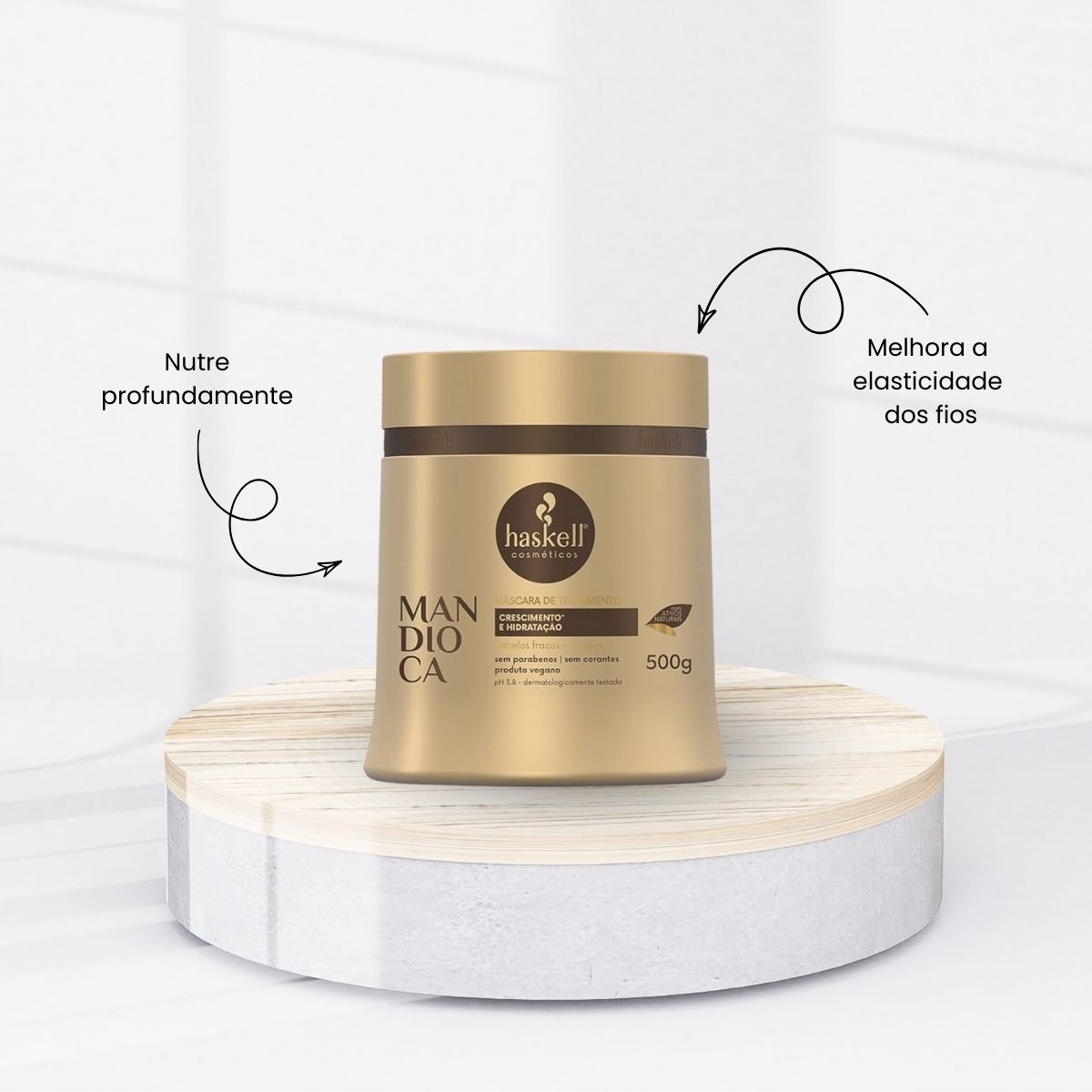 Cronograma Haskell Cabelo Forte Máscaras 500g