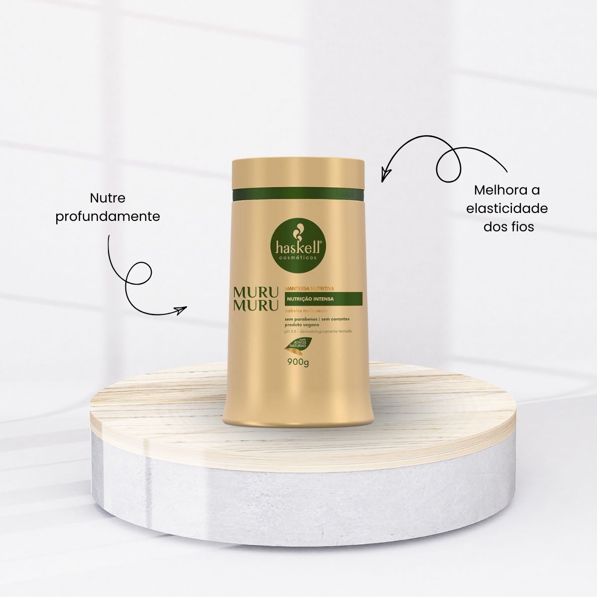 Cronograma Haskell Cabelo Forte Máscaras 900g