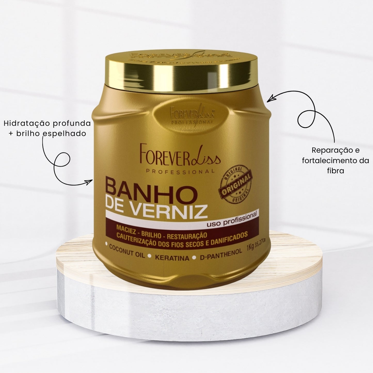 Máscara Forever Liss Banho de Verniz 1 Kg