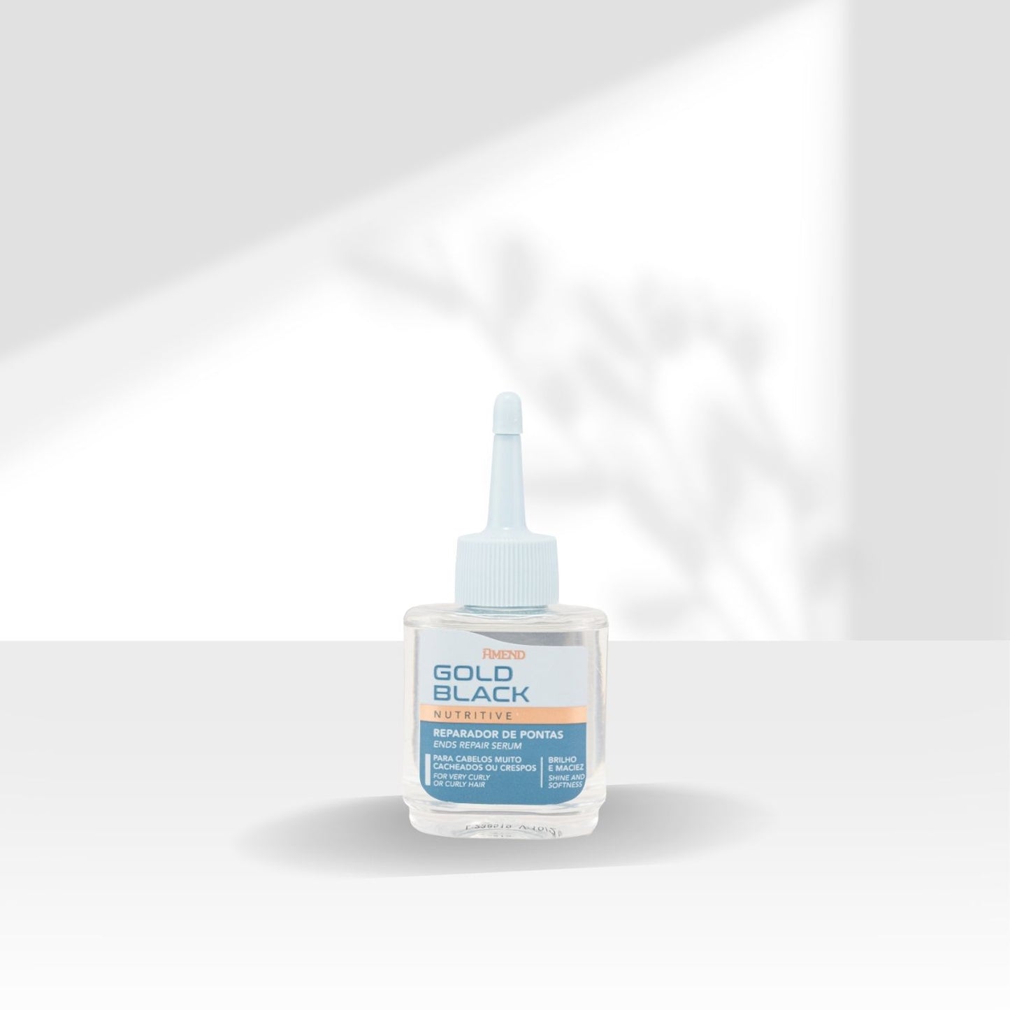 Reparador de Pontas Amend Gold Black Nutrição Silicone 30 ml