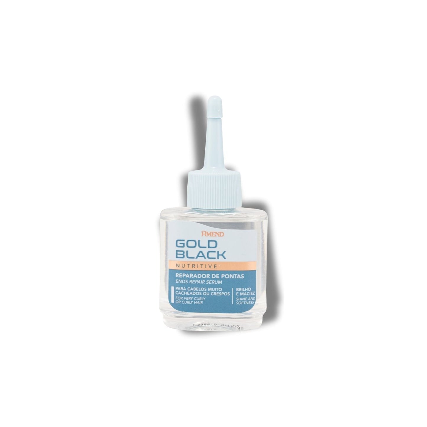 Reparador de Pontas Amend Gold Black Nutrição Silicone 30 ml