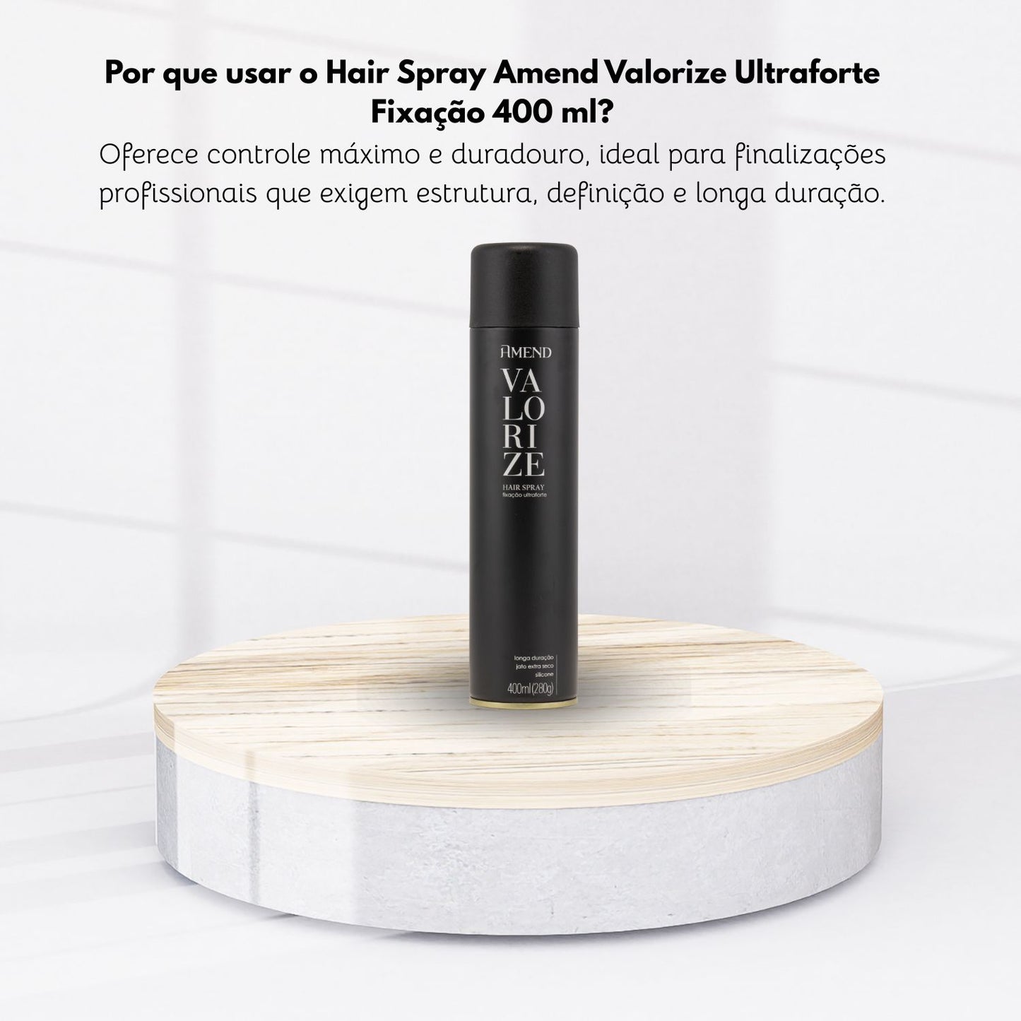 Hair Spray Amend Valorize Ultraforte Filtro Solar 400 ml