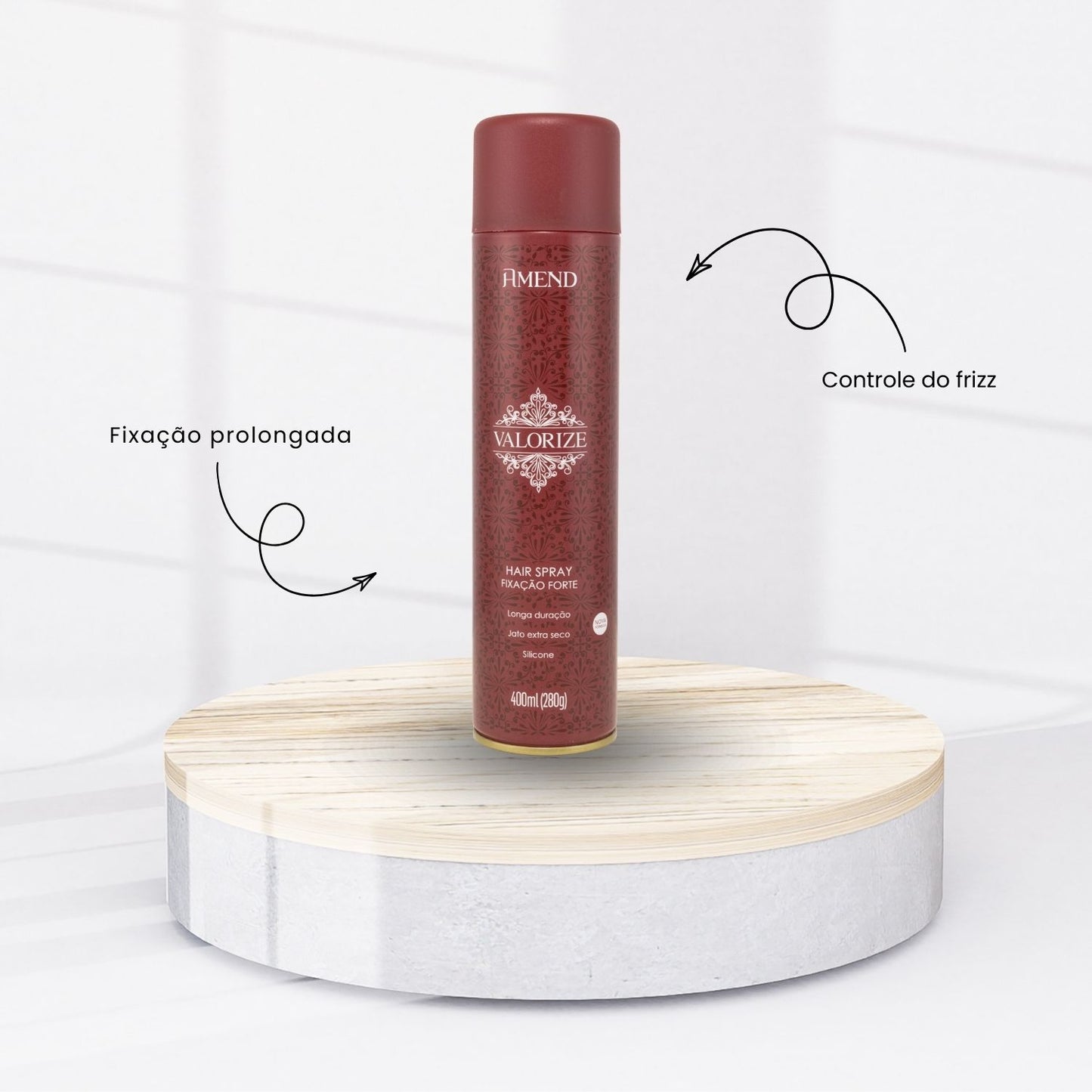 Hair Spray Amend Valorize Forte filtro solar 400 ml