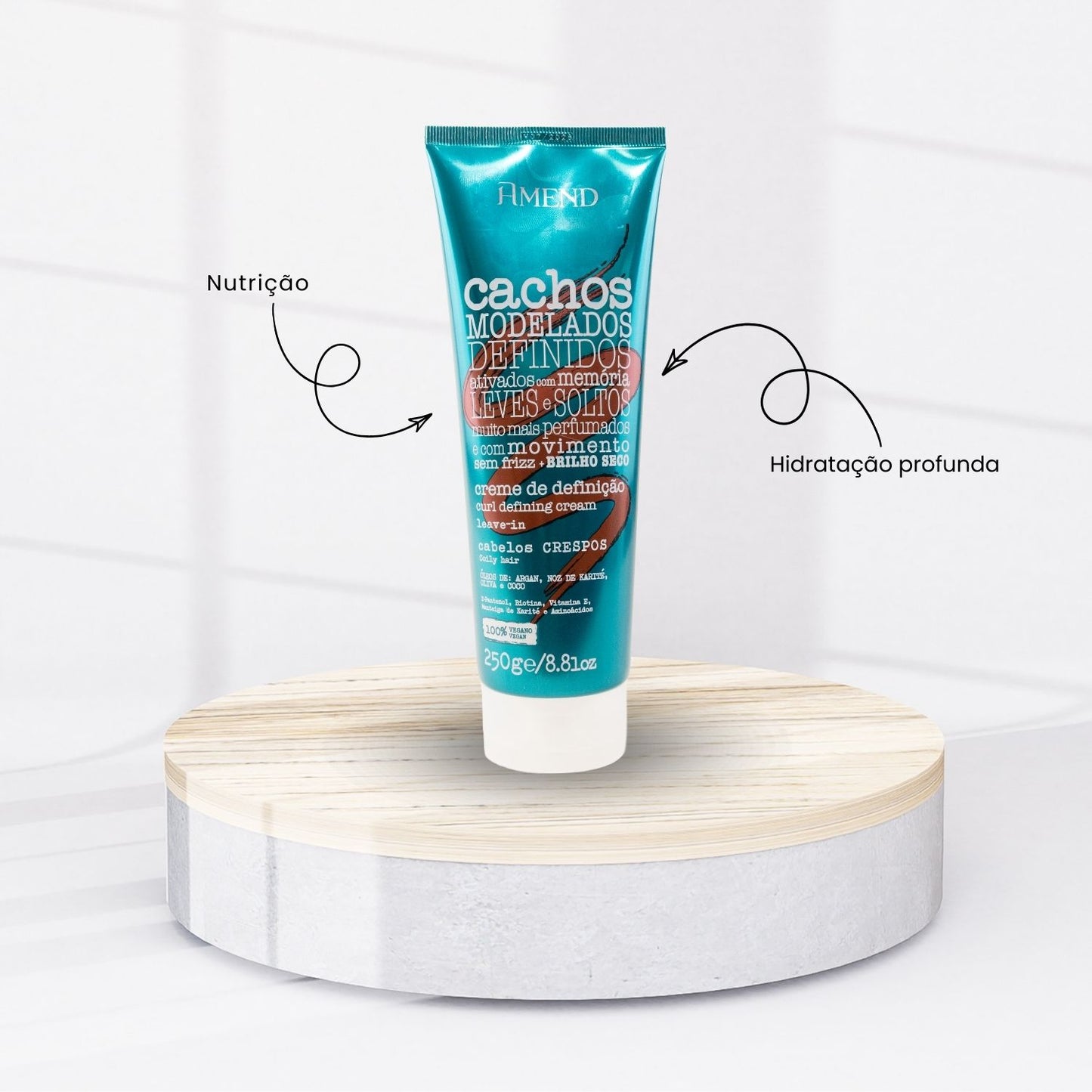 Leave-in Amend Cachos Cabelos Crespos Nutrição 250 g