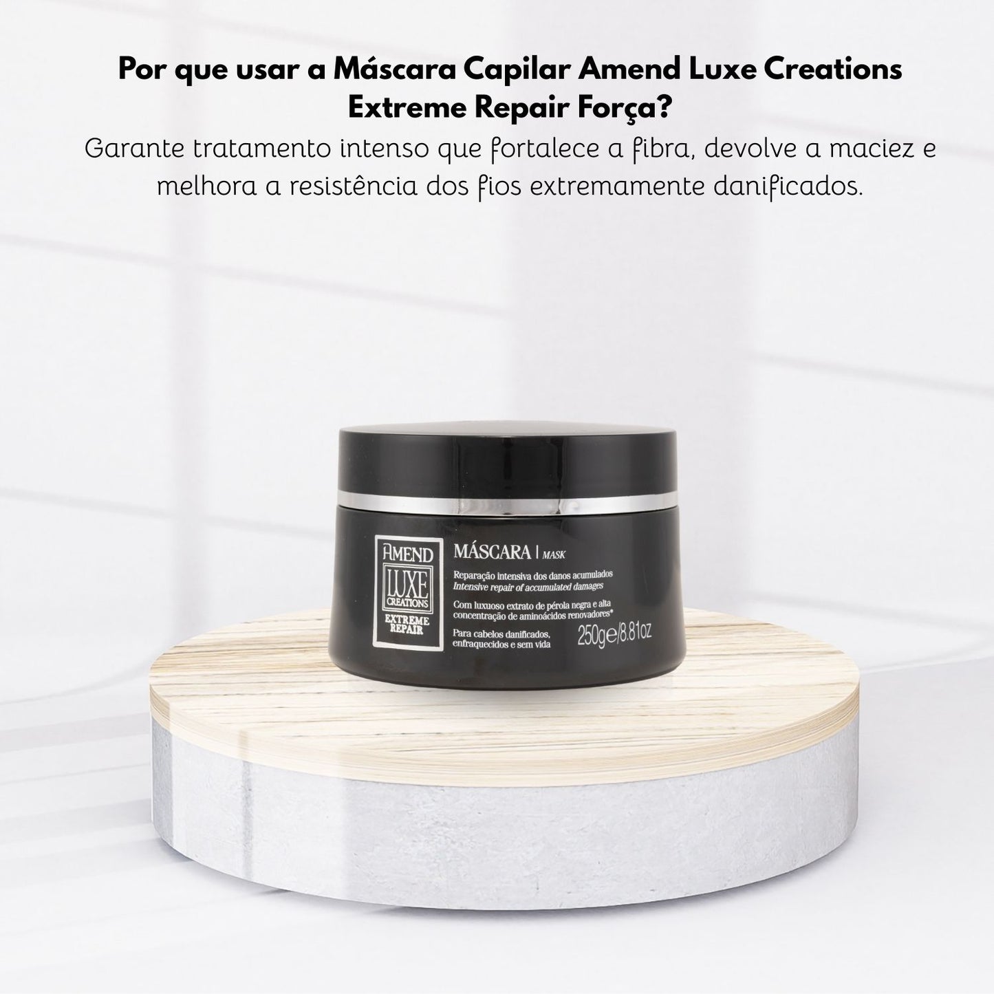 Máscara Capilar Amend Luxe Creations Extreme Repair 250 g