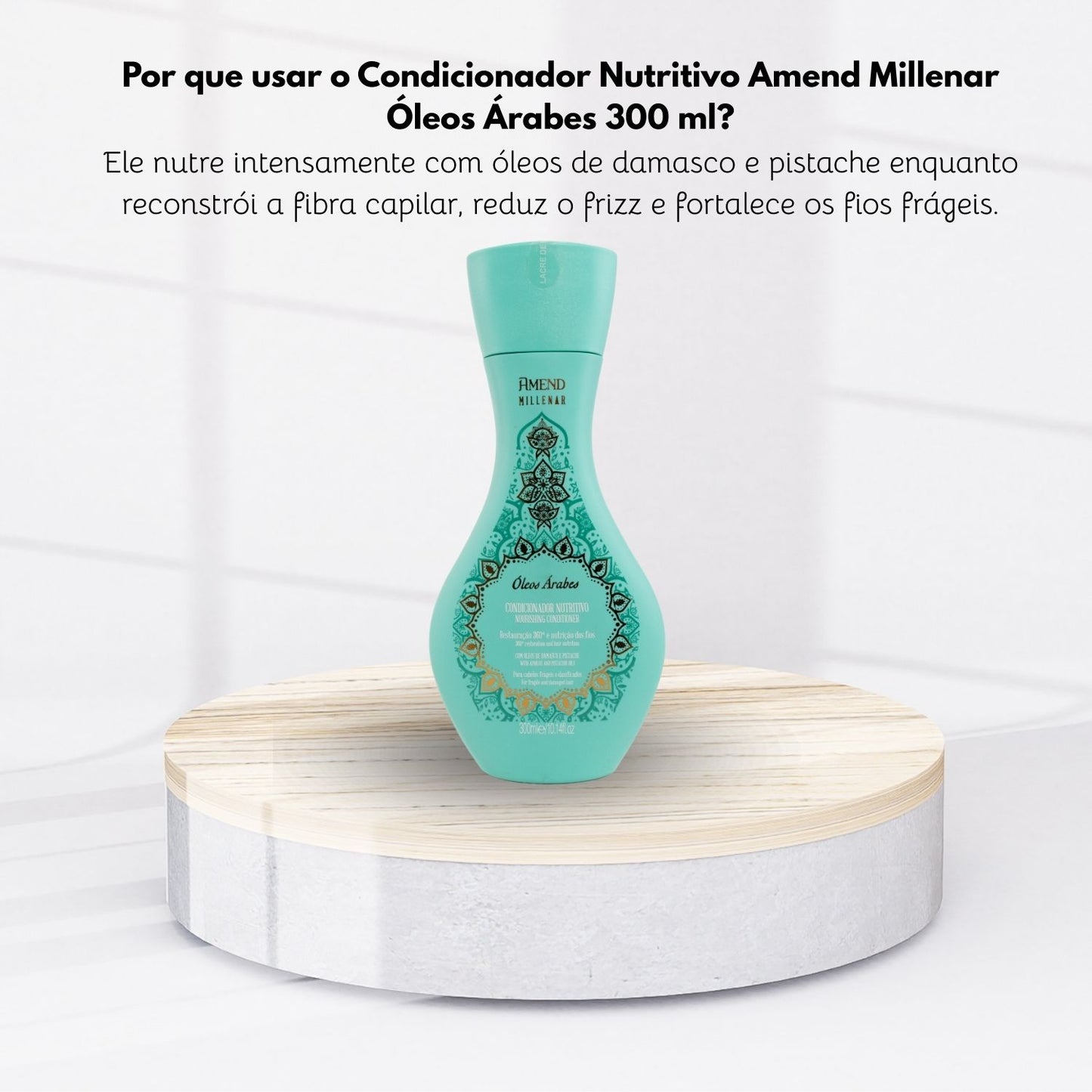 Condicionador Nutritivo Amend Millenar Óleos Árabes 300 ml