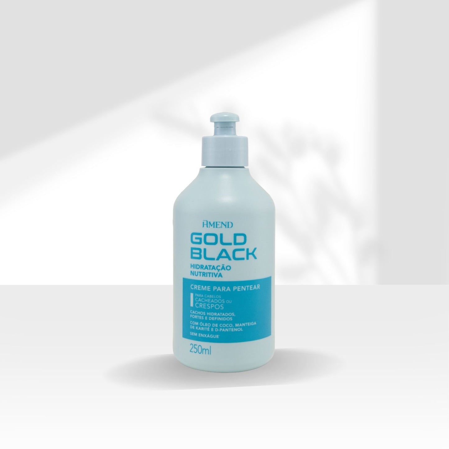 Creme Pentear Amend Gold Black Definidor Cachos 250 ml