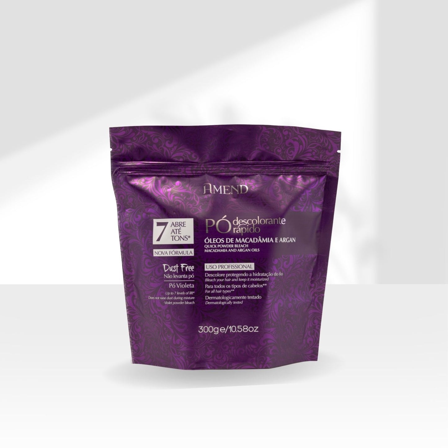 Pó Descolorante Amend Macadâmia e Argan 300 g