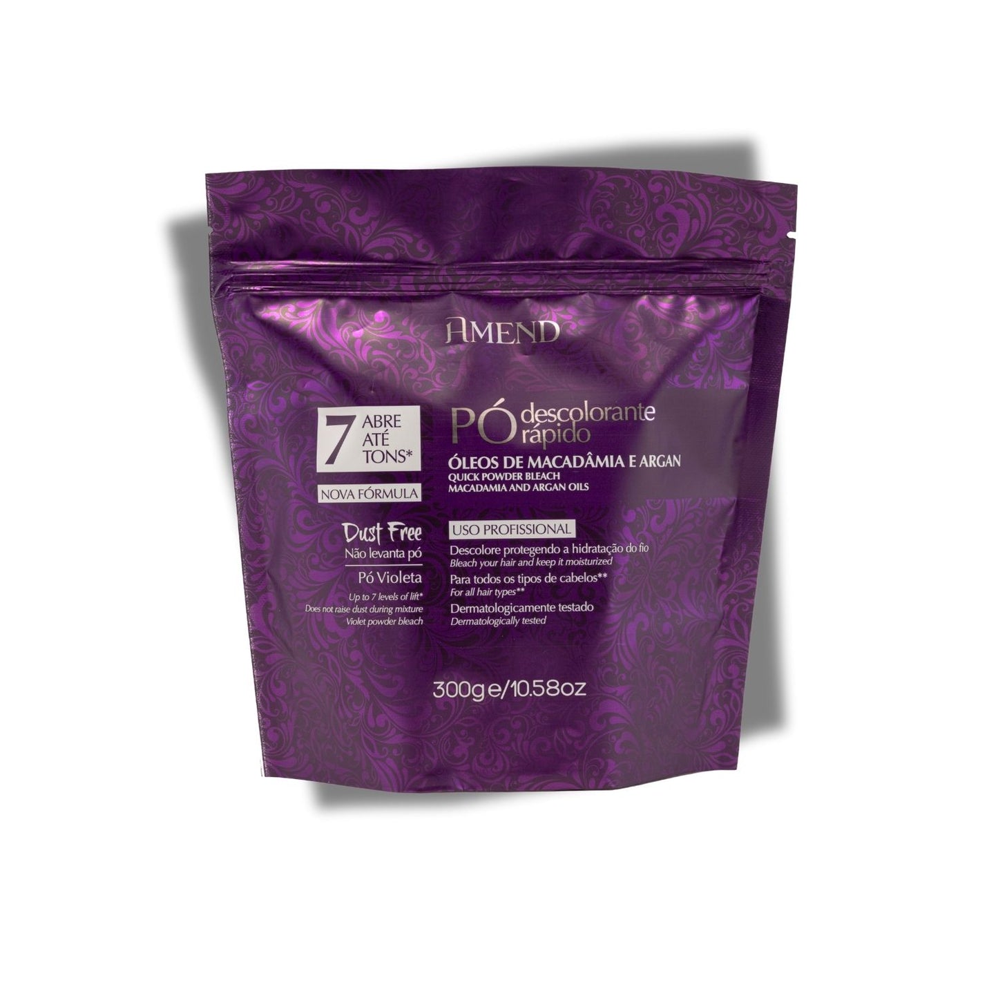 Pó Descolorante Amend Macadâmia e Argan 300 g