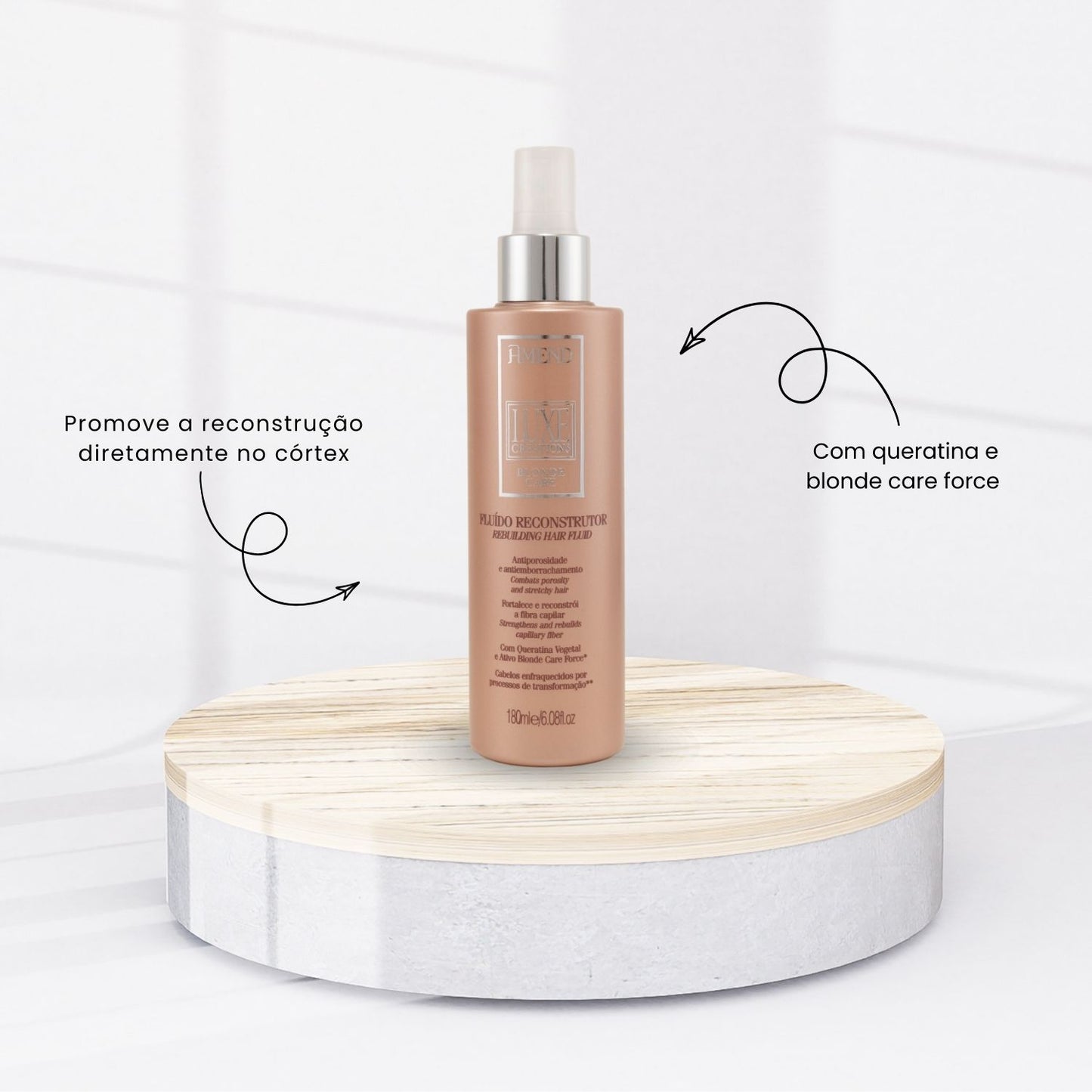 Fluído Amend Luxe Creations Blonde Care 180 ml