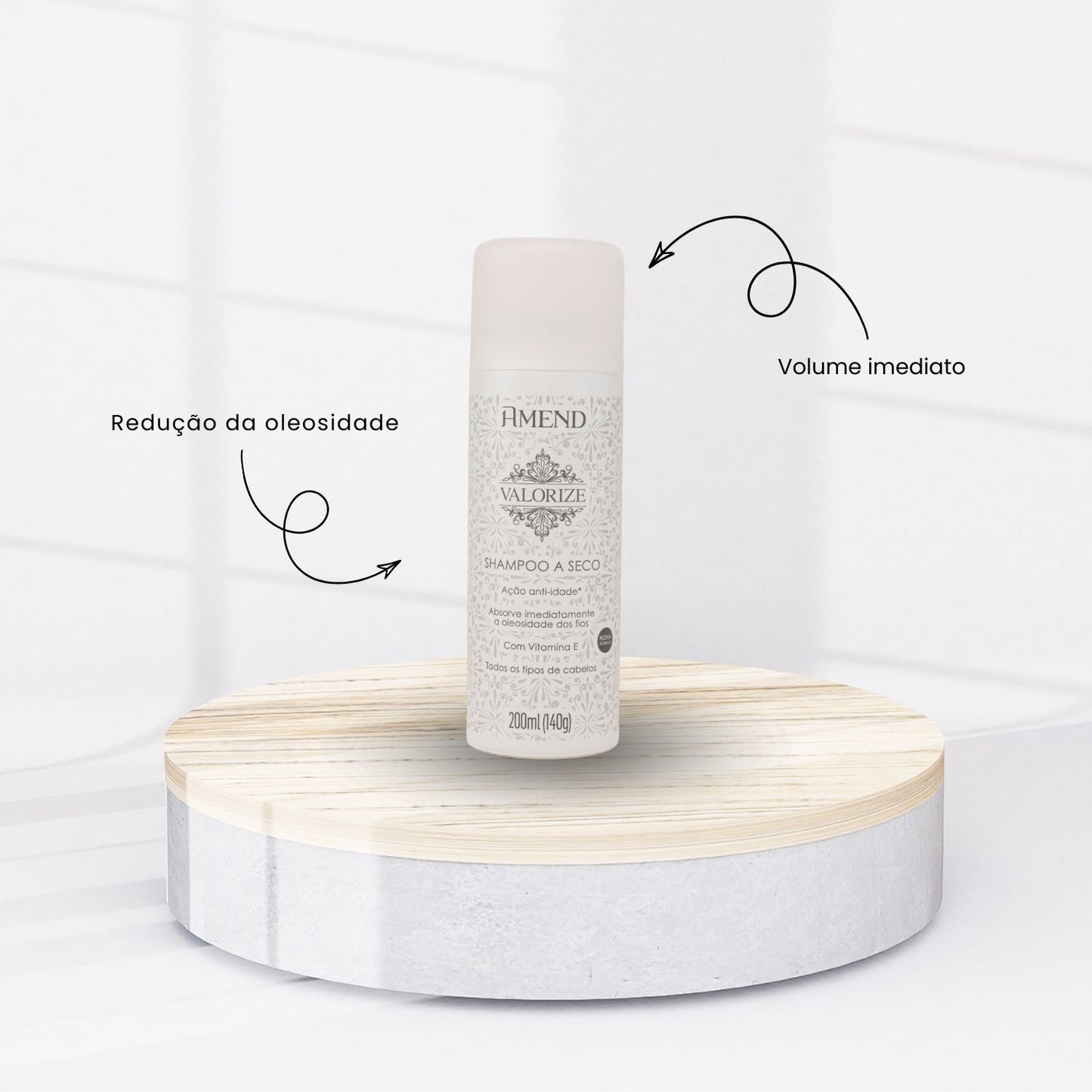 Shampoo Amend a Seco Valorize Ativos Naturais 200 ml