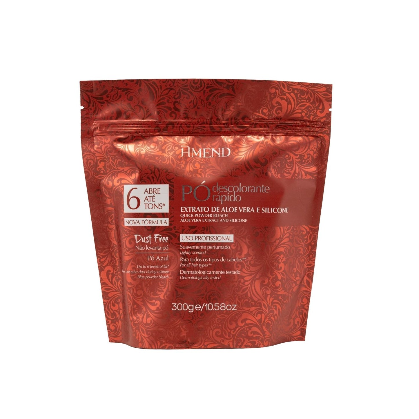Pó Descolorante Rápido Amend Aloe Vera e Silicone 300 g