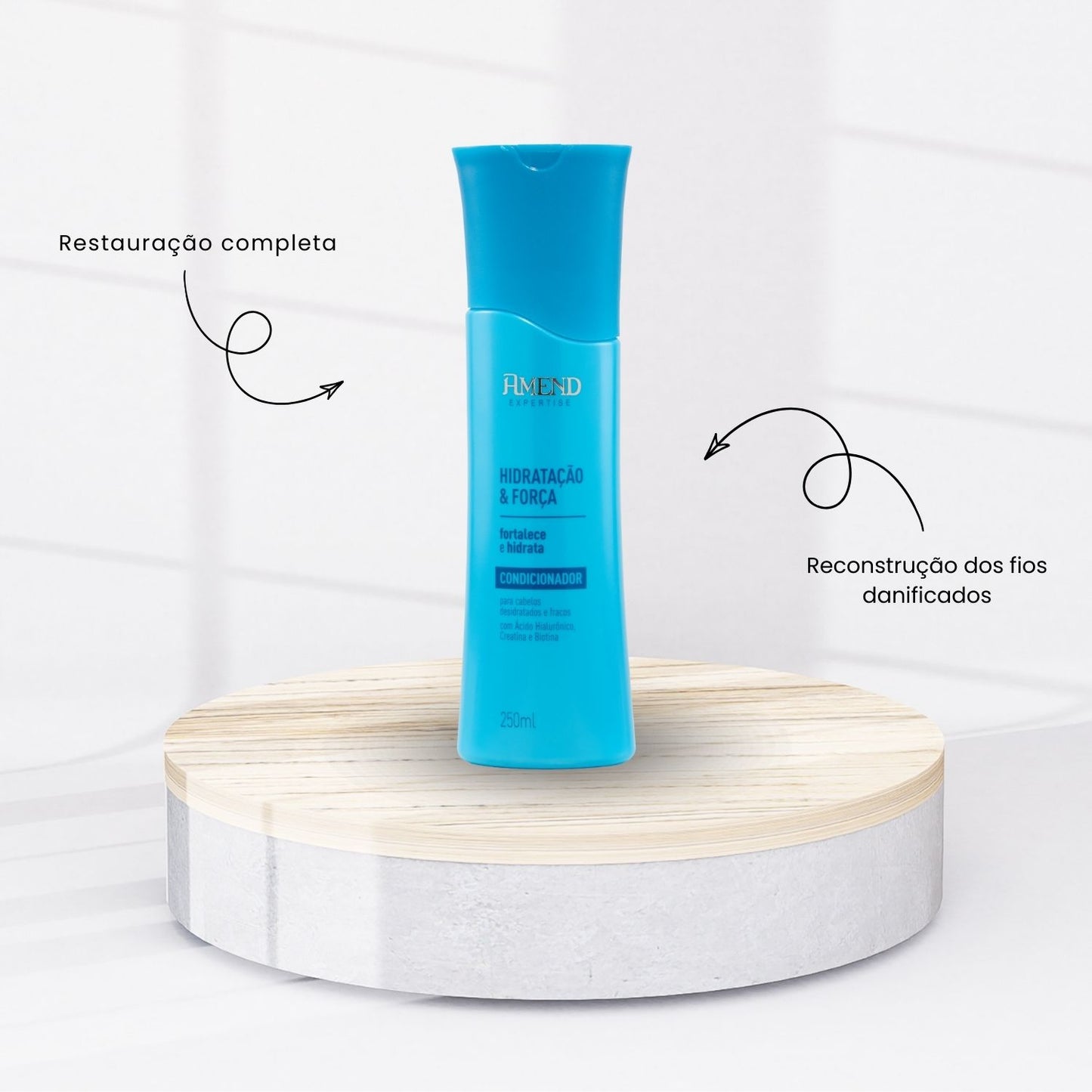 Condicionador Amend Expertise Hidratação e Força 250 ml