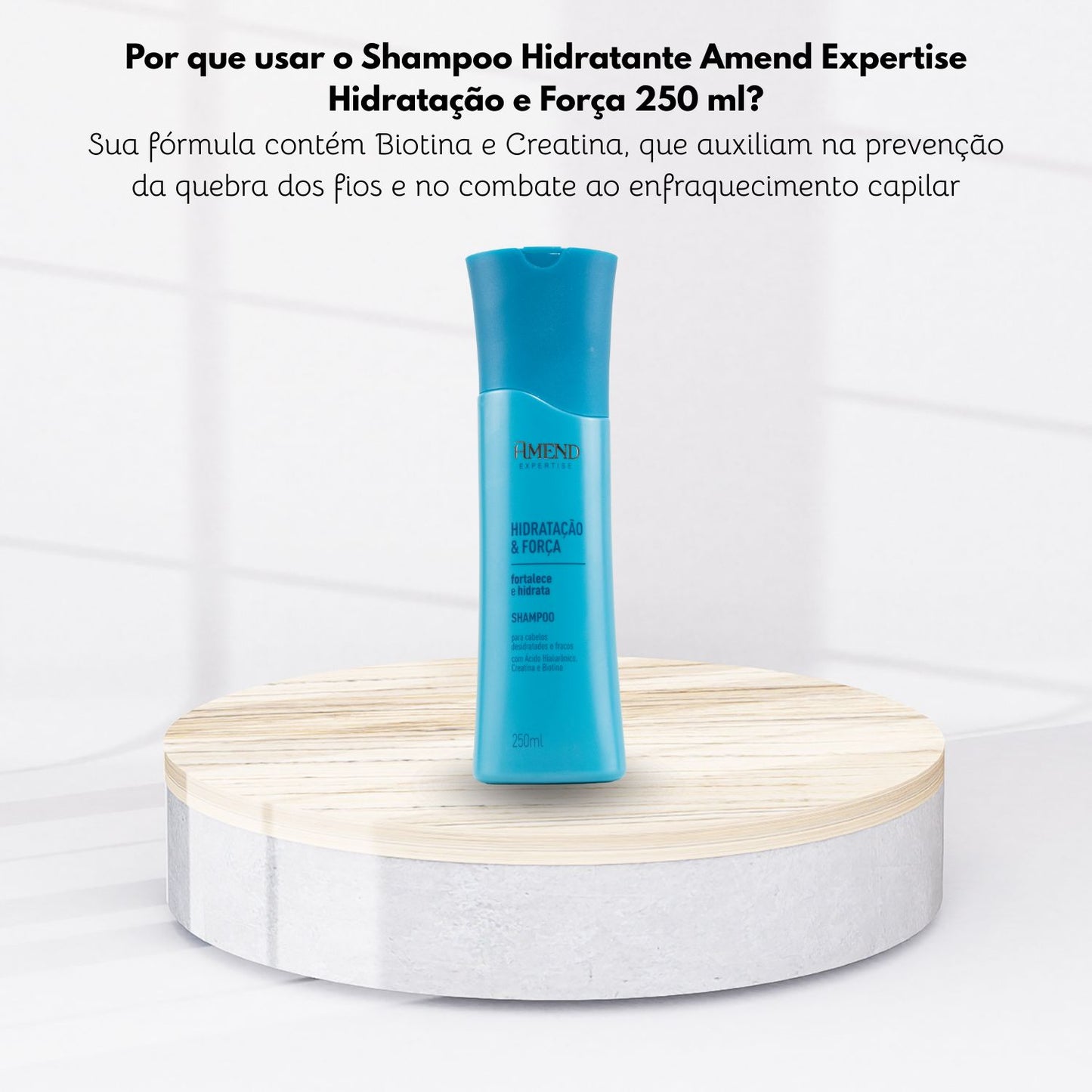 Shampoo Hidratante Amend Expertise Hidratação e Força 250 ml