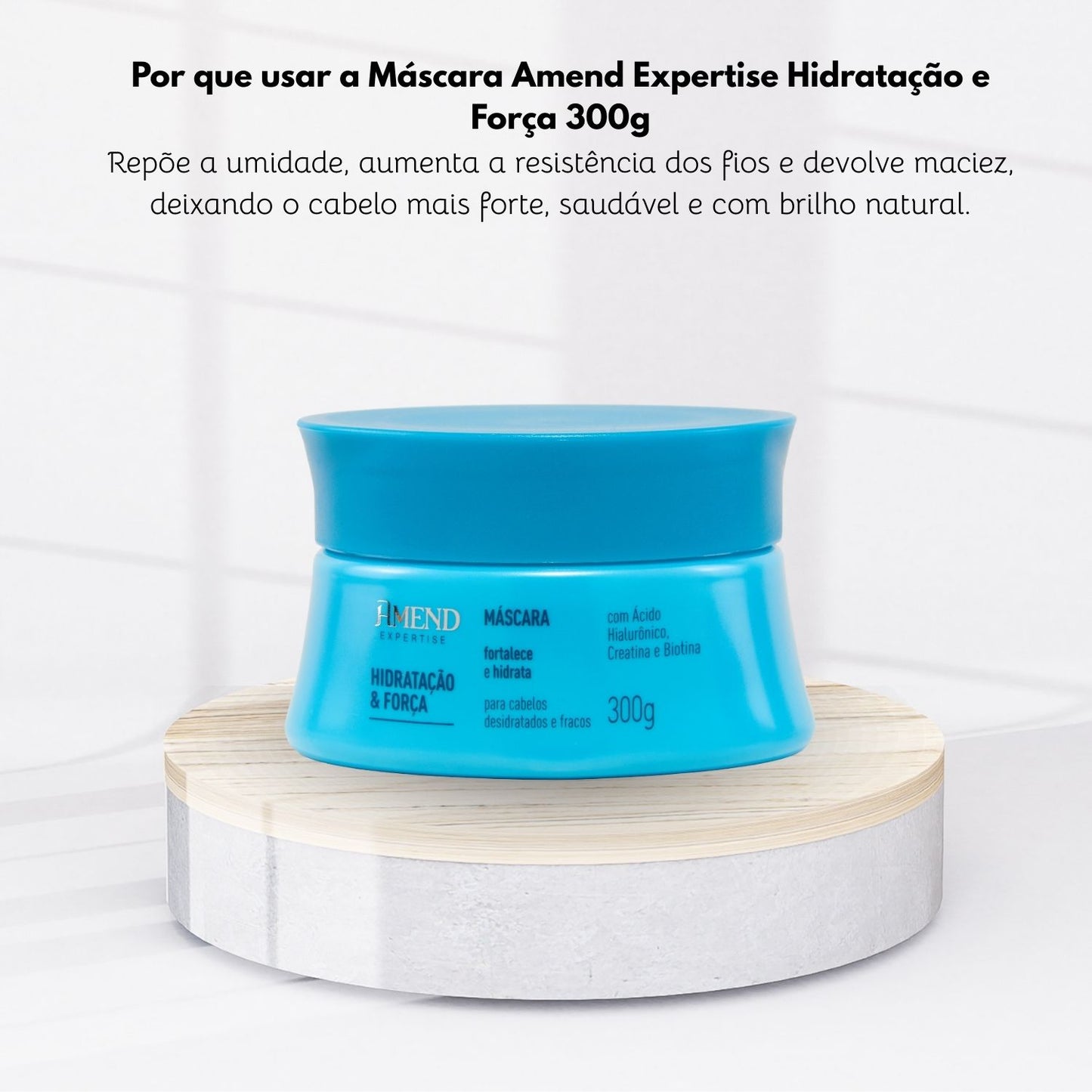 Máscara Amend Expertise Hidratação e Força 300 g