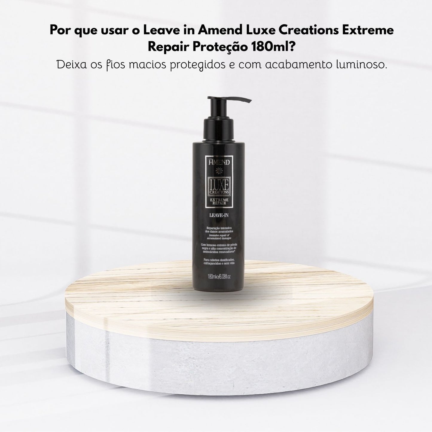 Leave in Amend Luxe Creations Extreme Repair Proteção 180 ml