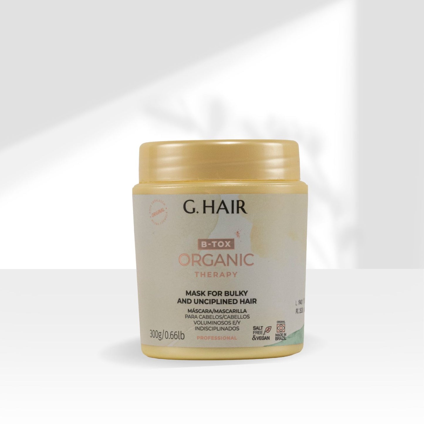 Mascara Capilar Organic Therapy Btx Capilar Cabelos Danificados 300 g