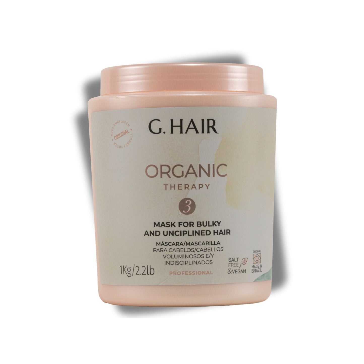 Mascara Capilar Organic Therapy Btx Capilar Cabelos Danificados 1 kg