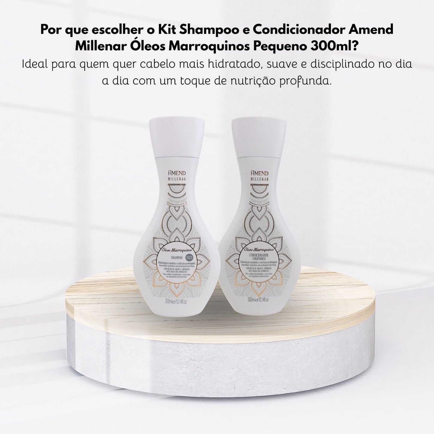 Kit Amend Oleos Marroquinos Shampoo Condicionador 300 ml