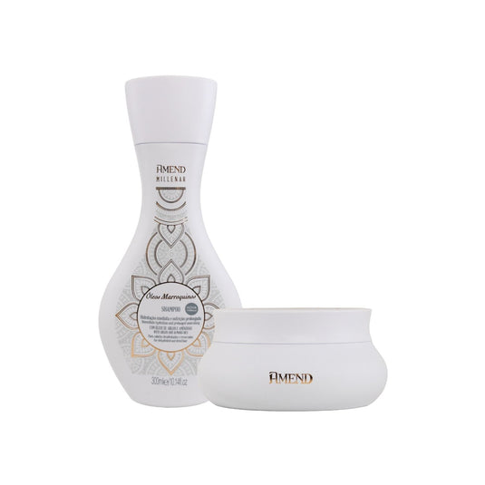 Kit Amend Oleos Marroquinos Hidratação Shampoo Mascara 300 ml