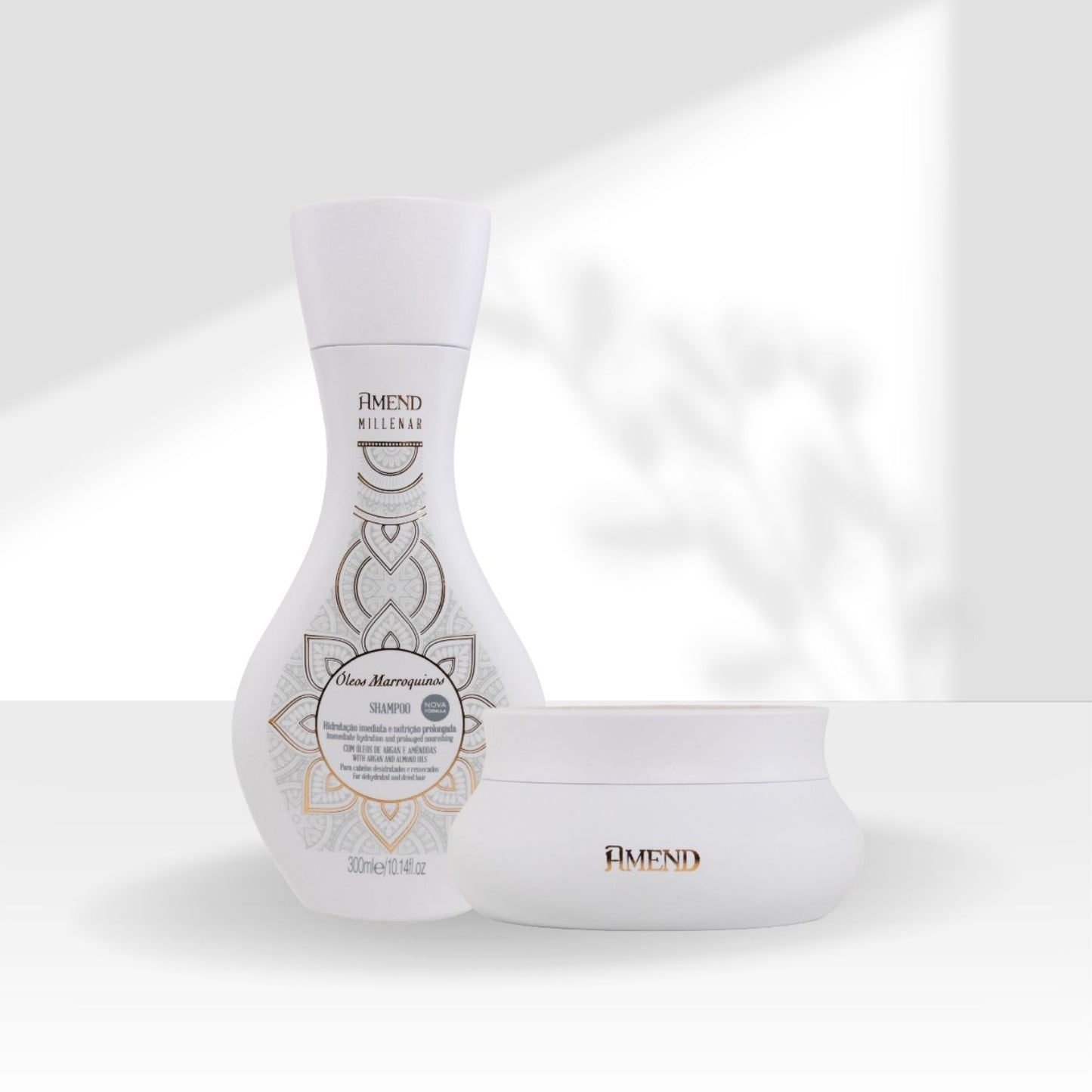 Kit Amend Oleos Marroquinos Hidratação Shampoo Mascara 300 ml