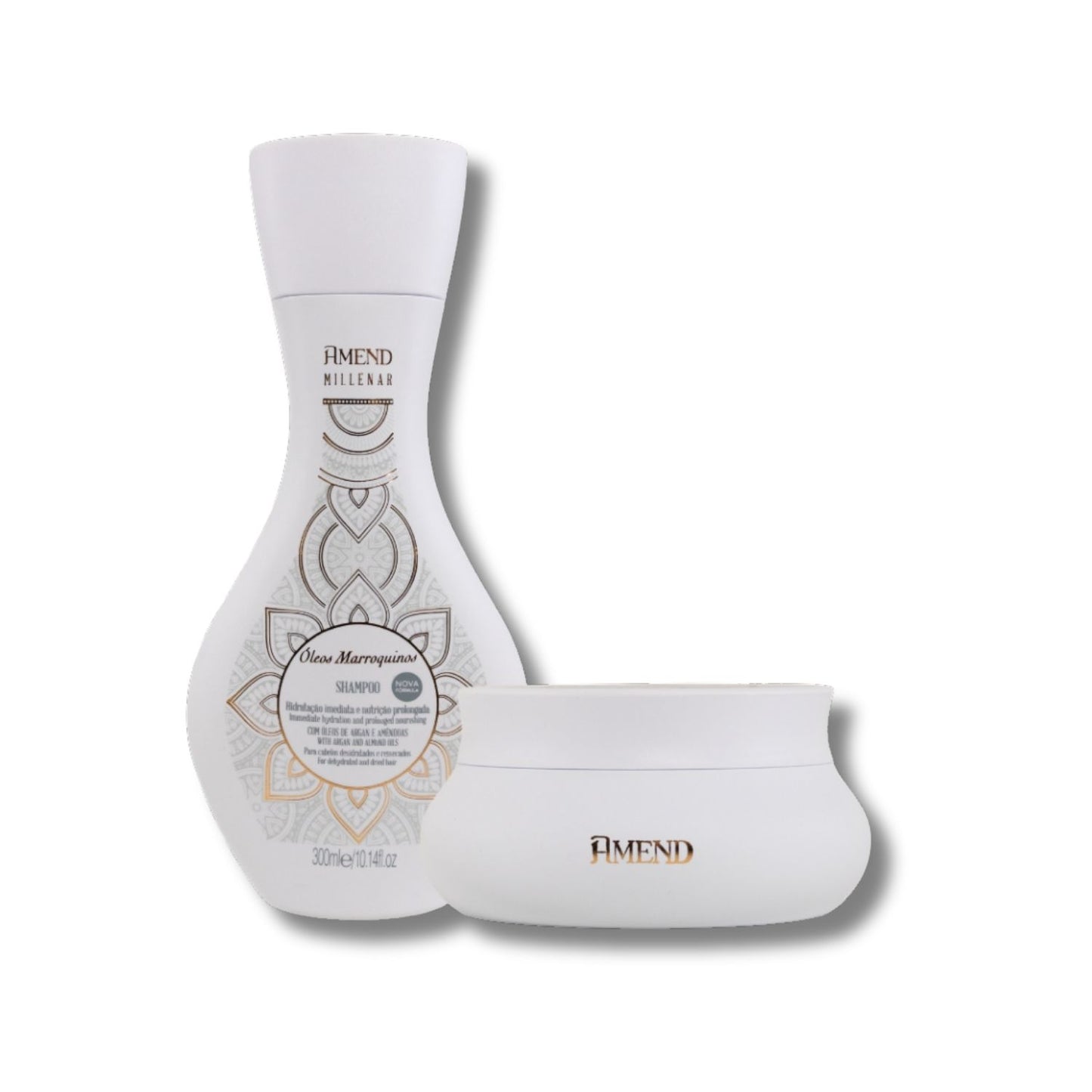 Kit Amend Oleos Marroquinos Hidratação Shampoo Mascara 300 ml