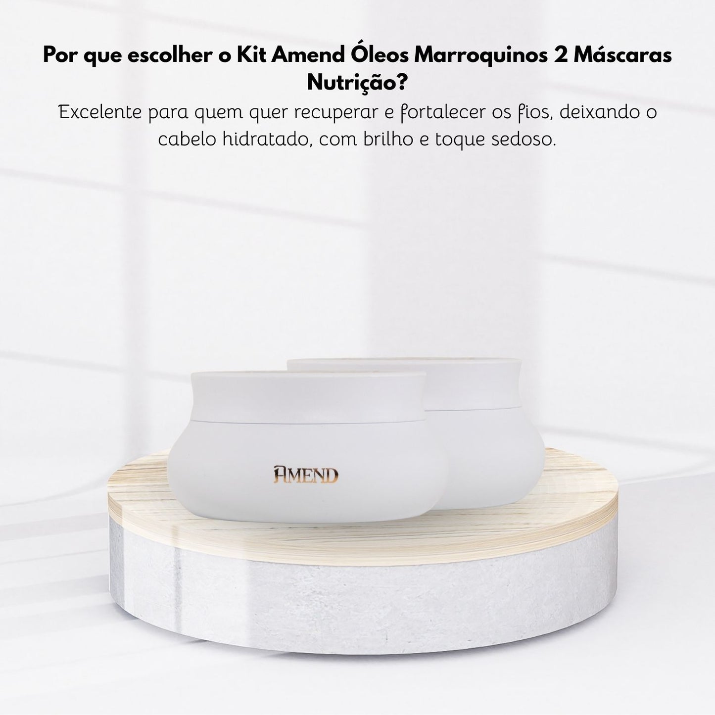 Kit Amend Oleos Marroquinos 2 Mascaras 300 g