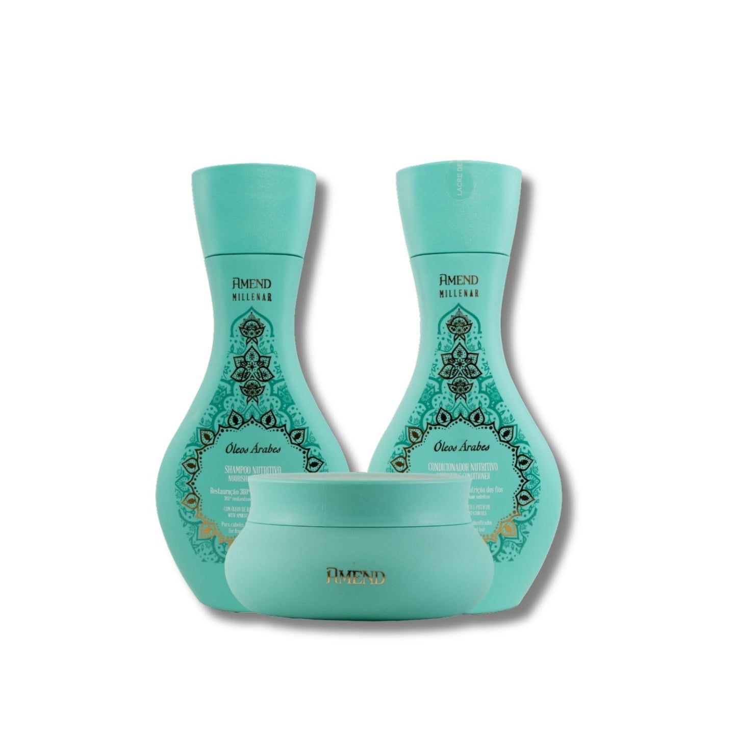 Kit Amend Oleos Arabes Shampoo Condicionador Mascara